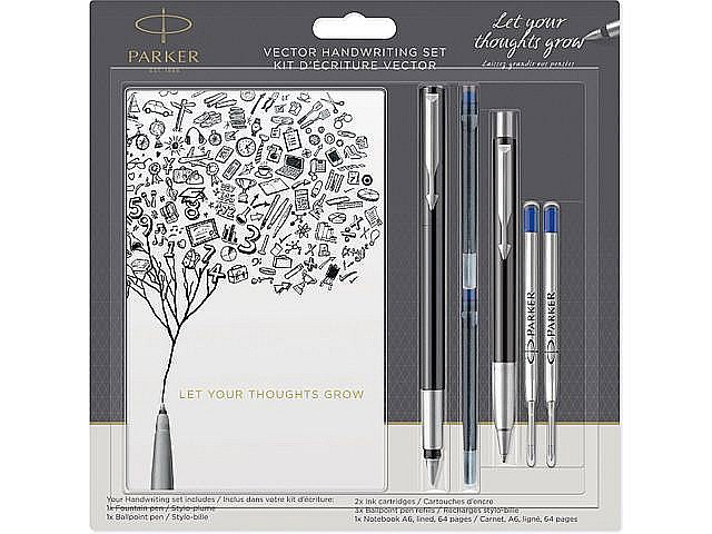 PARKER SET VECTOR 7 PIESE CARNETEL, STILOU, PIX + REZERVE 160288 [1]