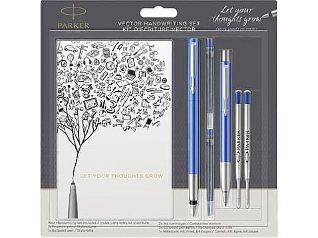 PARKER SET VECTOR 7 PIESE CARNETEL, STILOU, PIX + REZERVE 160288 [2]