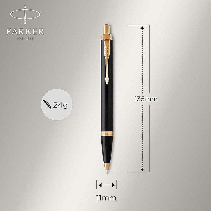 PARKER SET IM DUO LQ BLACK GOLD STILOU + PIX GT 160391 [3]