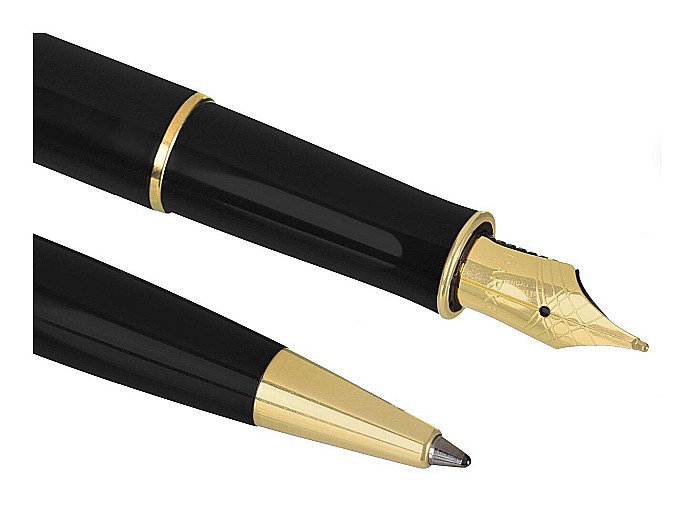 PARKER SET SONNET DUO STILOU + ROLLER GT, PENITA M, BLACK LACQUER AND GOLD 160394 [4]