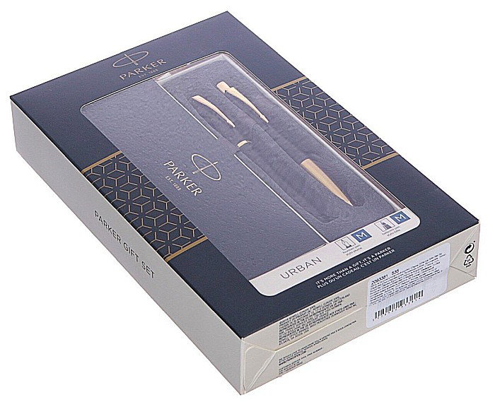 PARKER SET URBAN DUO STILOU + ROLLER GT, PENITA M, MATTE BLACK WITH GOLD 160392 [3]