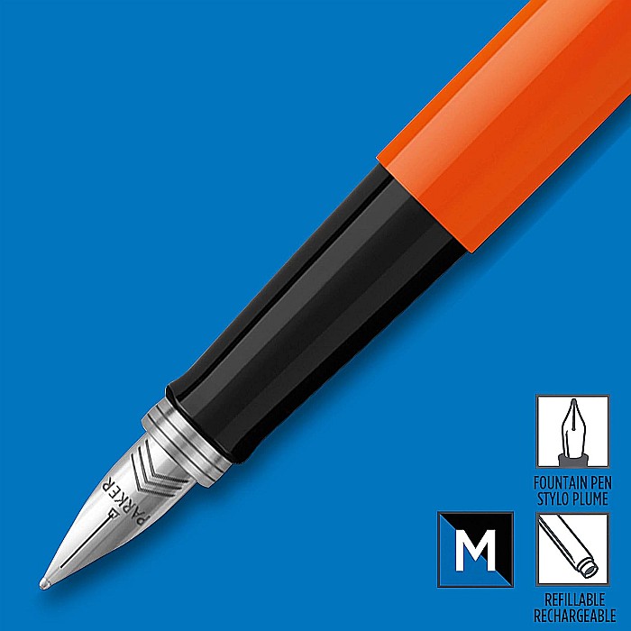 PARKER STILOU JOTTER ORIGINAL PORTOCALIU M + 2 PATROANE CERNEALA 160379 [3]