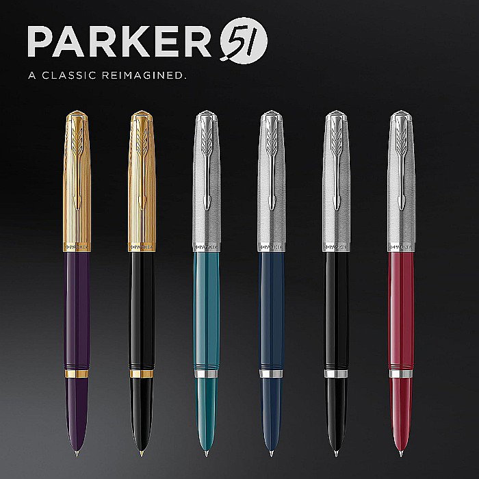 PARKER STILOU 51, NEGRU CT, PENITA F 160420 [7]