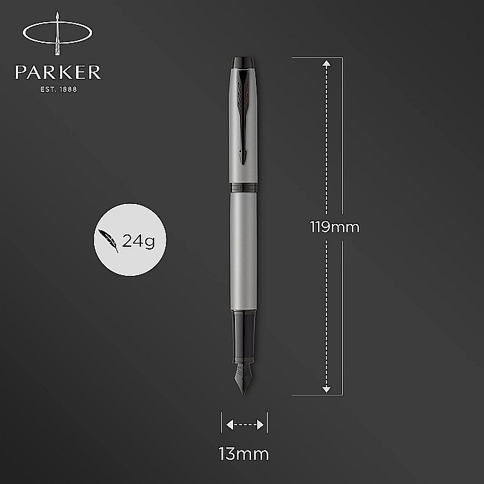 PARKER STILOU ACHROMATIC SILVER BT PENITA F 160428 [3]