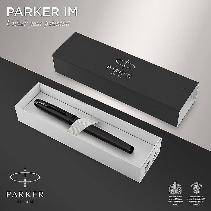 Stilou Parker IM Royal Achromatic Black BT Peniță F [2]