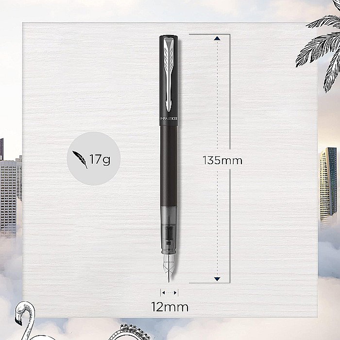 PARKER STILOU VECTOR XL NEGRU-ARGINTIU CT 160314 [3]