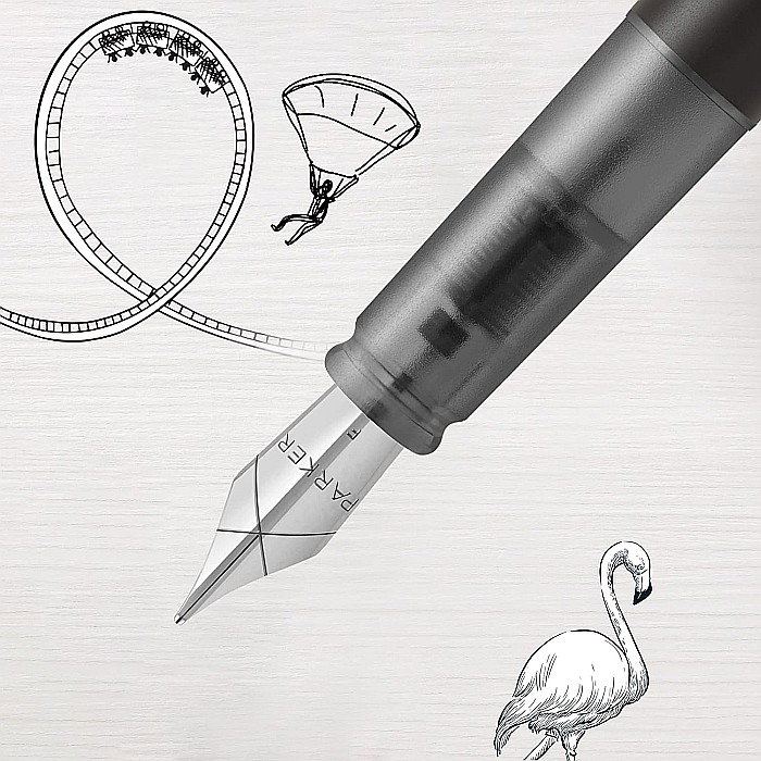 PARKER STILOU VECTOR XL NEGRU-ARGINTIU CT 160314 [4]