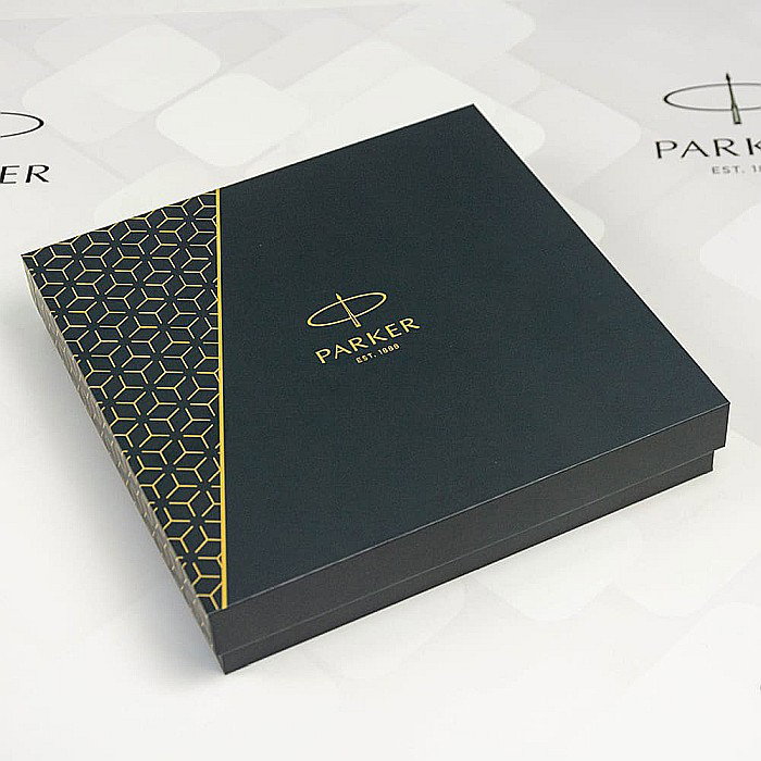 PARKER PREMIUM NOTES CU ELASTIC NEGRU + CUTIE CADOU 161040 [2]