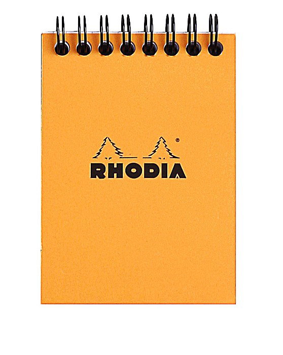 RH BLOC NOTES A7 SPIRA 80F AR ORANGE RHODIA 11500C [1]