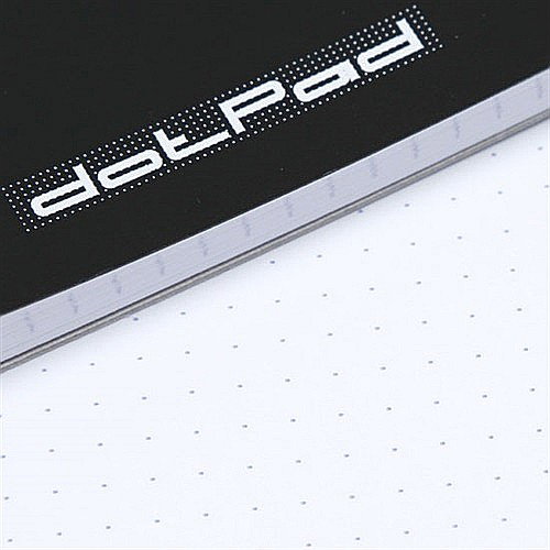 BLOC NOTES 8.5*12CM 80F N12 DOT PAD BLACK RHODIA 12559C [2]