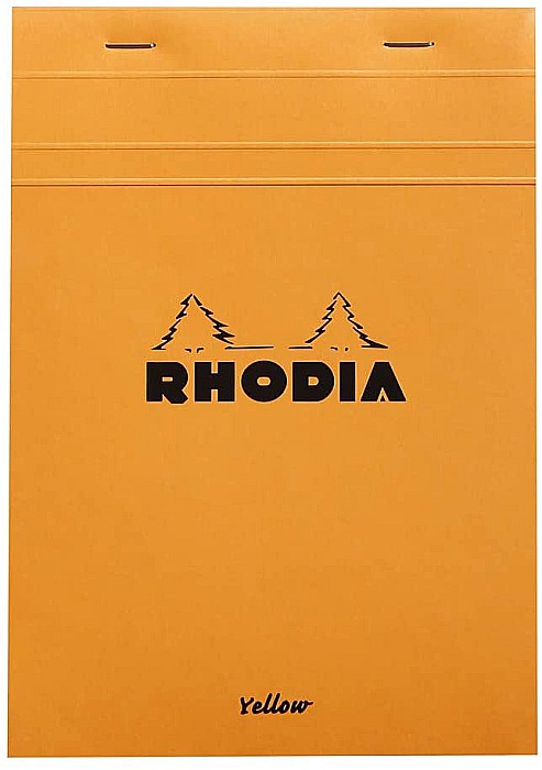 RH BLOC NOTES A5 80F  N16 AR FOI GALBENE ORANGE RHODIA 16260C [1]