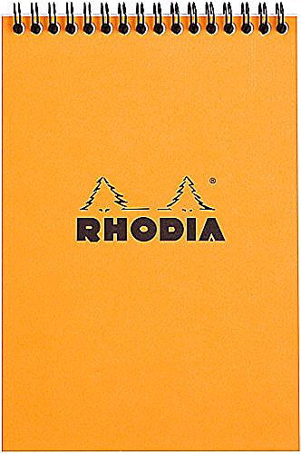RH BLOC NOTES A5 SPIRA 80F AR ORANGE RHODIA 16500C [1]