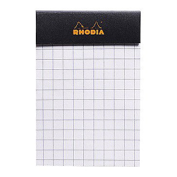 RH BLOC NOTES A8 80F N10 AR BLACK RHODIA 102009C [2]