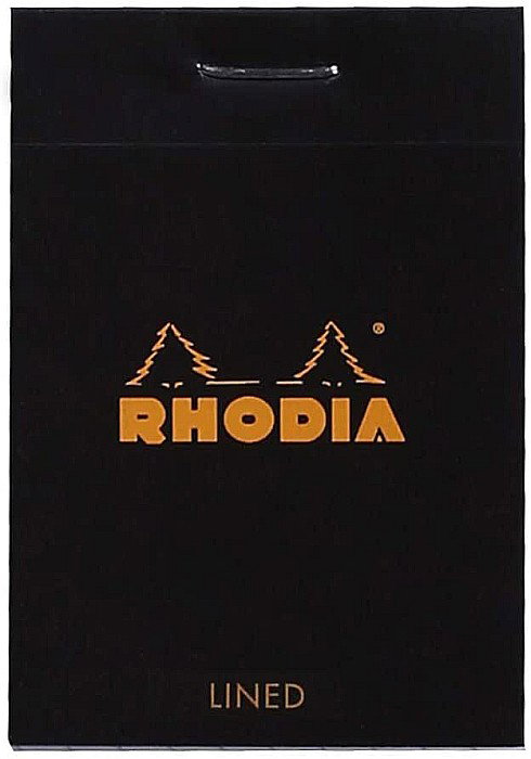 RH BLOC NOTES A8 80F N10 DR BLACK RHODIA 106009C [1]