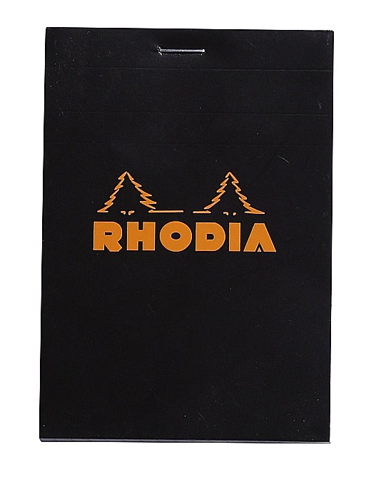 RH BLOC NOTES 8.5*12CM 80F N12 AR BLACK RHODIA 122009C [1]