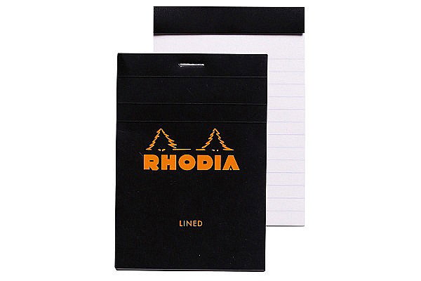 RH BLOC NOTES 8.5*12CM 80F N12 DR BLACK RHODIA 126009C [3]