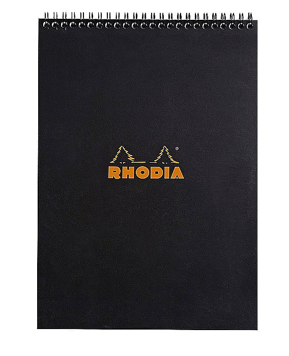 RH BLOC NOTES A4 SPIRA 80F DR BLACK RHODIA 185019C [1]