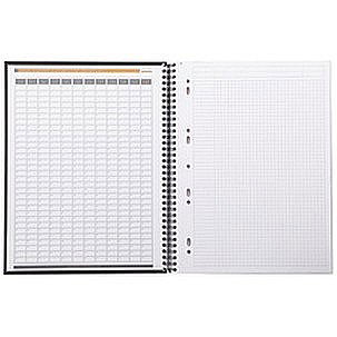RH REGISTRU CARTONAT A4 80F AR SPIRA BLACK RHODIA 191301C [2]