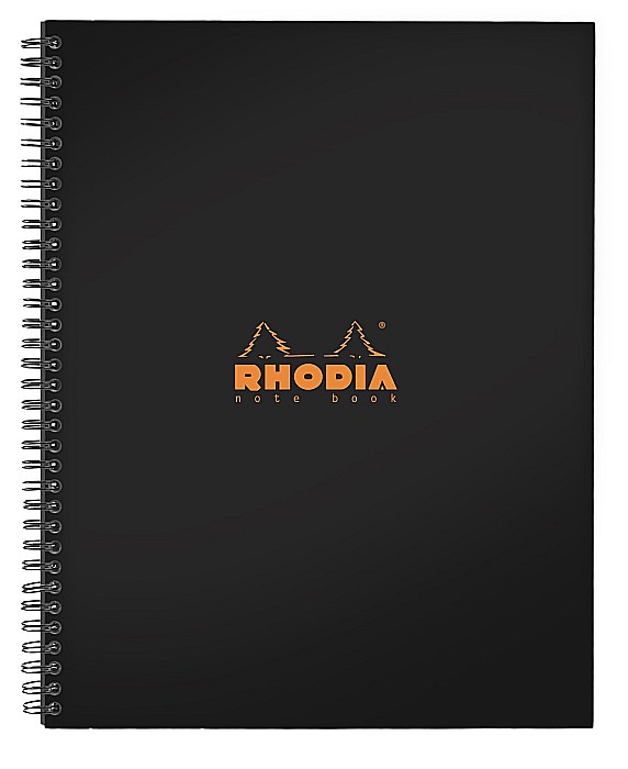 RH REGISTRU CARTONAT A4 80F DR SPIRA BLACK RHODIA 191310C [1]