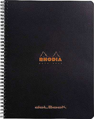 CAIET SPIRA A4 80F DOT PAD BLACK RHODIA 193039C [1]