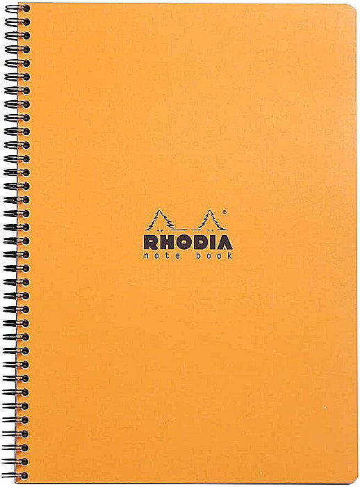 BLOC NOTES A4+ SPIRA 80F L+M ORANGE RHODIA 193108C [1]