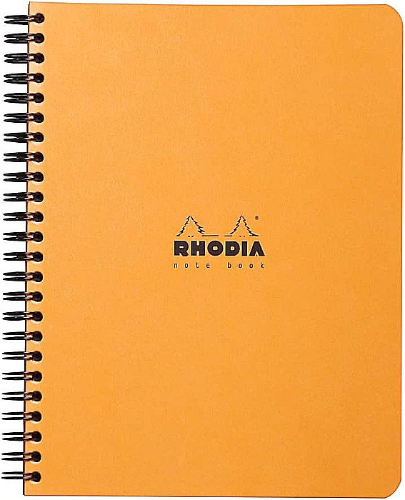 RH BLOC NOTES A5+ SPIRA 80F DOTS ORANGE RHODIA 193448C [1]