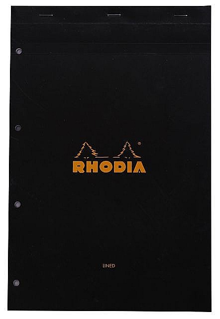 RH BLOC NOTES A4 80F N20 DR BLACK RHODIA 206009C [1]