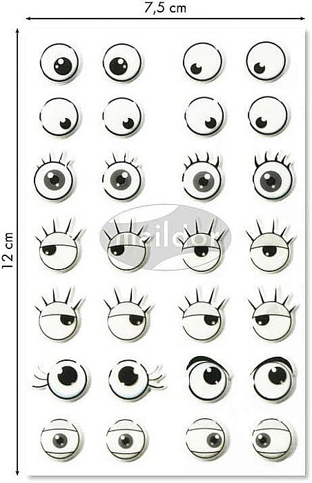 CF STICKER 3D COOKY 7.5*12CM MAILDOR OCHI 560539O [2]