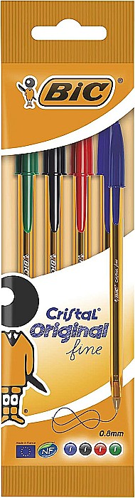 PIX BIC CRISTAL FINE 0.8MM 4 CULORI/SET 216872725 [1]