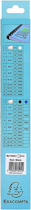 EX INEL PLASTIC 8MM 20-40 COLI 25/SET NEGRU 76201E [4]