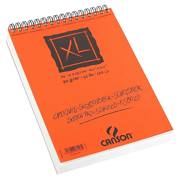 PR BLOC SCHITE CANSON SPIRA CROQUIS XL A4 120F 90G 200787103 [1]