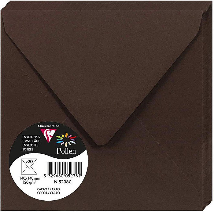 PLIC CLAIREFONTAINE 140*140 20/SET CACAO 5238C [1]
