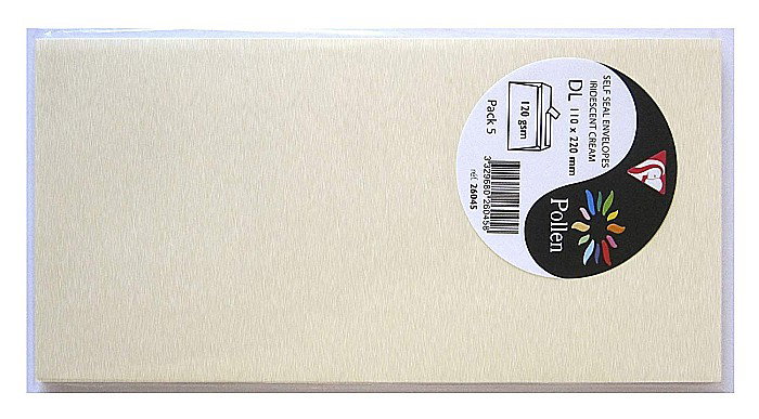 PLIC CLAIREFONTAINE DL PERLAT 5/SET CREM 26045C [1]