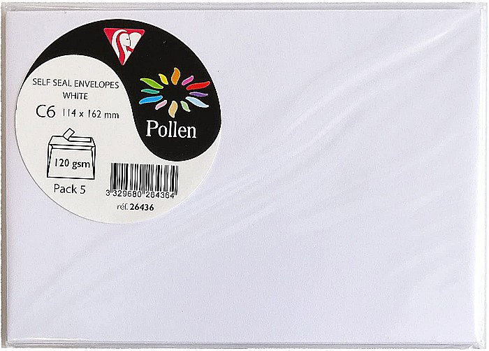 PLIC CLAIREFONTAINE C6 5/SET ALB 26436C [2]