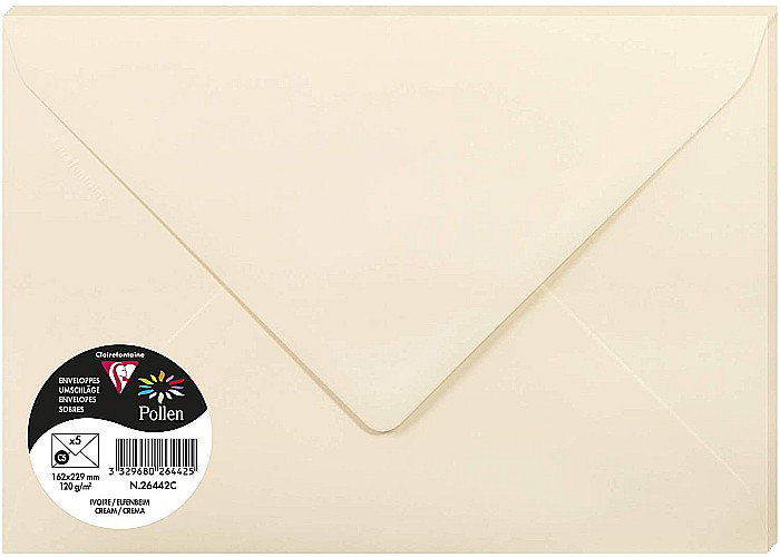 PLIC CLAIREFONTAINE C5 5/SET CREM 26442C [1]
