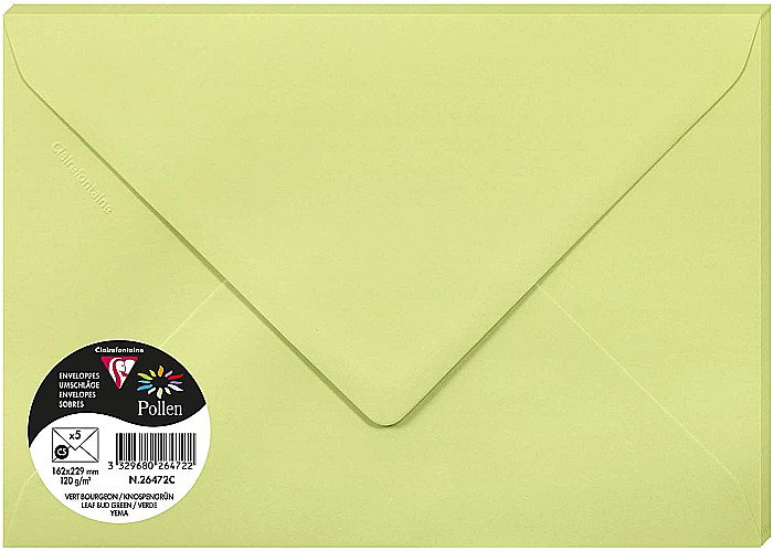 PLIC CLAIREFONTAINE C5 5/SET VERDE FISTIC 26472C [1]