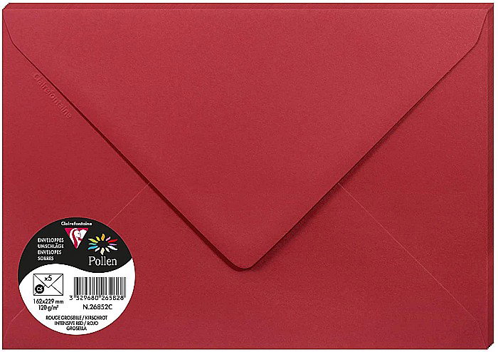 PLIC CLAIREFONTAINE C5 5/SET ROSU INTENS 26582C [1]