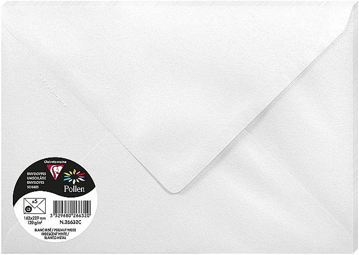 PLIC CLAIREFONTAINE C5 5/SET ALB PERLAT 26632C [1]