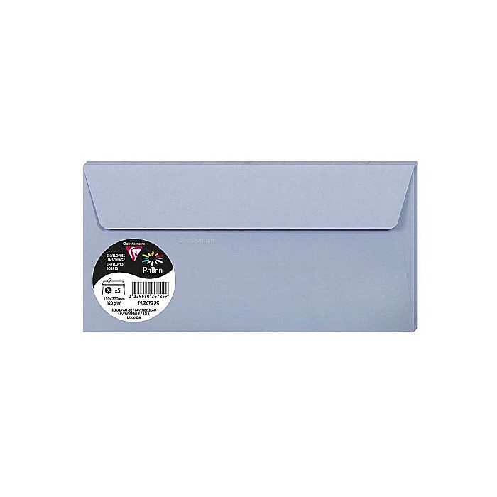 PLIC CLAIREFONTAINE DL 5/SET ALBASTRU LAVANDA 26725C [2]