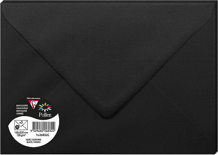 PLIC CLAIREFONTAINE C5 5/SET NEGRU 26832C [1]