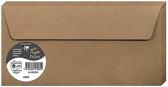 PLIC CLAIREFONTAINE DL 20/SET KRAFT 29005C [1]