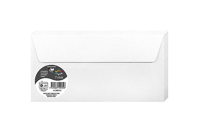 PLIC CLAIREFONTAINE DL PERLAT 20/SET ALB 50035C [3]