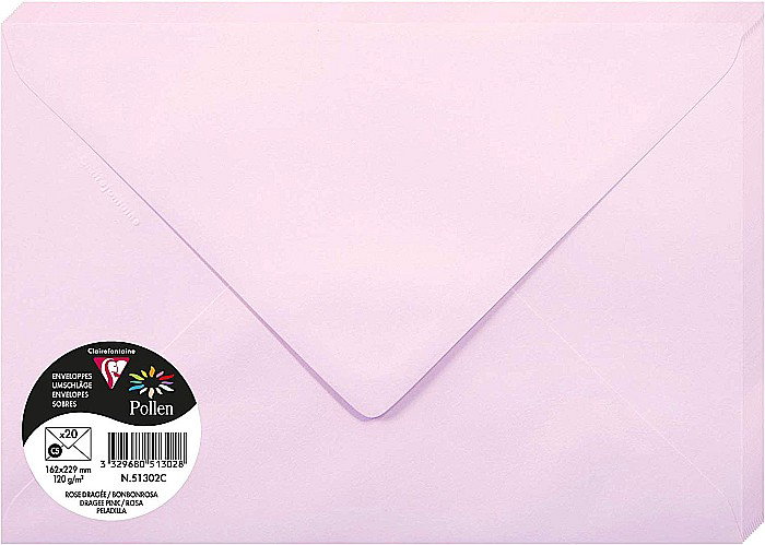 PLIC CLAIREFONTAINE C5 20/SET ROZ 51302C [1]