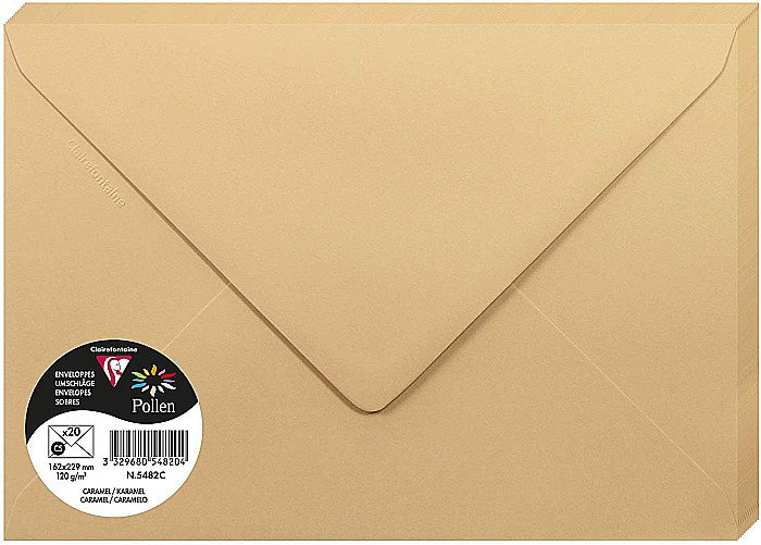 PLIC CLAIREFONTAINE C5 20/SET CARAMEL 5482C [1]