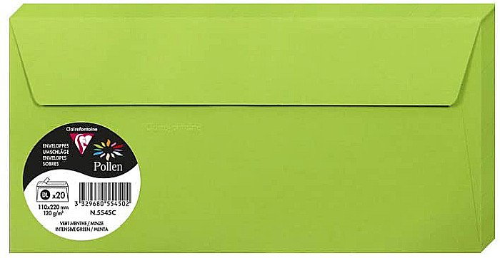 PLIC CLAIREFONTAINE DL 20/SET VERDE MAR 5545C [1]