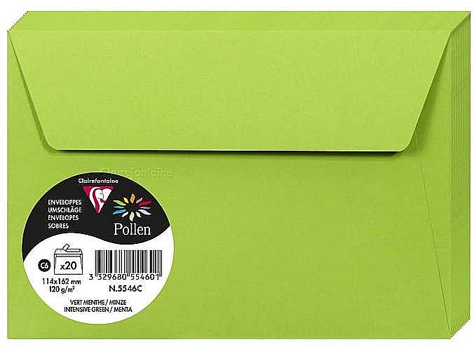 PLIC CLAIREFONTAINE C6 20/SET VERDE MAR 5546C [1]