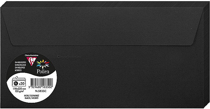 PLIC CLAIREFONTAINE DL 20/SET NEGRU 5835C [1]