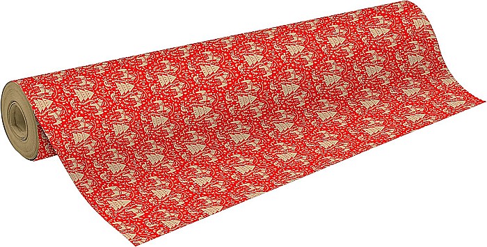 CF HARTIE IMPACHETAT ROLA 0.7*50M MOTIV CRACIUN KRAFT 70GR/M2 CLAIREFONTAINE 223814C [1]
