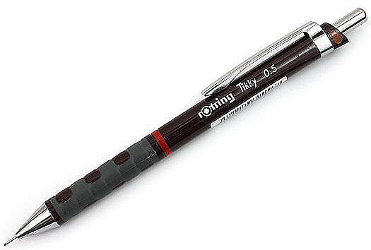 CREION MECANIC ROTRING TIKKY 0.5MM BURGUNDI RO1904691 [1]