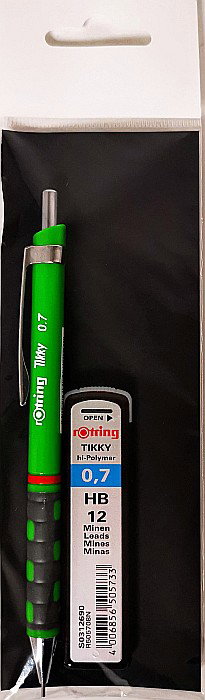 SET CREION MECANIC 0.7MM + MINA HB ROTRING TIKKY 06503 [2]